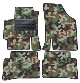 Maskačové textilné koberce pre Kia Rio II 2005-2011  4ks