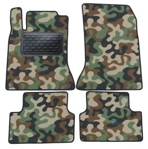 Maskačové textilné koberce pre Mercedes A W176  2013-2018 4ks