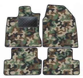 Maskačové textilné koberce pre Nissan Qashqai 2007-2013 4ks