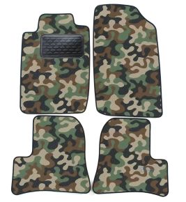 Maskačové textilné koberce pre Peugeot 206 , 206+ 1998-2005 4ks