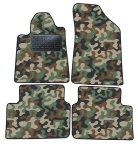 Maskačové textilné koberce pre Peugeot 407 2004-2011 4ks