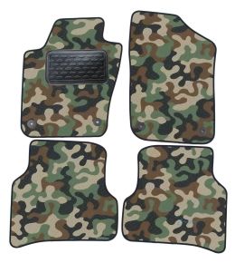 Maskačové textilné koberce pre Volkswagen Polo 6R / Ibiza 6J  2008-up 4ks