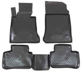 Gumené rohože  MERCEDES GLK-Class X204 2008-up  4 ks