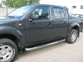 Bočné nerezové rámy pre Nissan Navara D40 4D 2005-2015