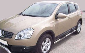 Bočné nerezové rámy pre Nissan Qashqai 2007-2013