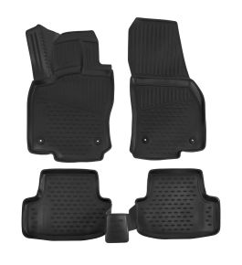 Gumené rohože  VOLKSWAGEN T-ROC 2017-up, 4 ks