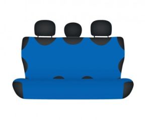 Autotričko COTTON na zadnú nedelenú sedačku modré Autotričká do osobných automobilov