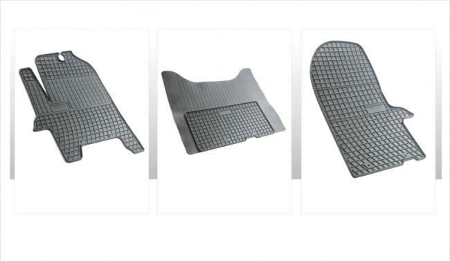 Gumené rohože pre IVECO DAILY 3 ks 1999-2006