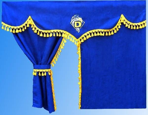 SADA ZÁVESOV MAN TGA XXL/XL, SO ZLATÝMI STRAPCAMI