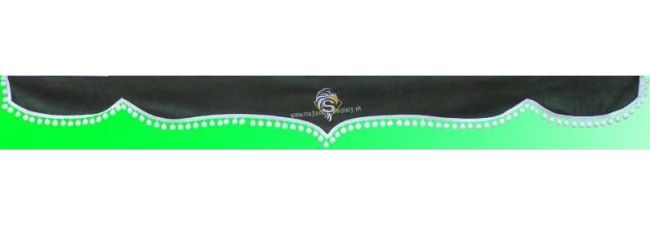 ZÁVES NA ČELNÉ SKLO SCANIA S BIELYMI GULIČKAMI