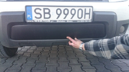 Zimná clona prednej masky pre DUSTER