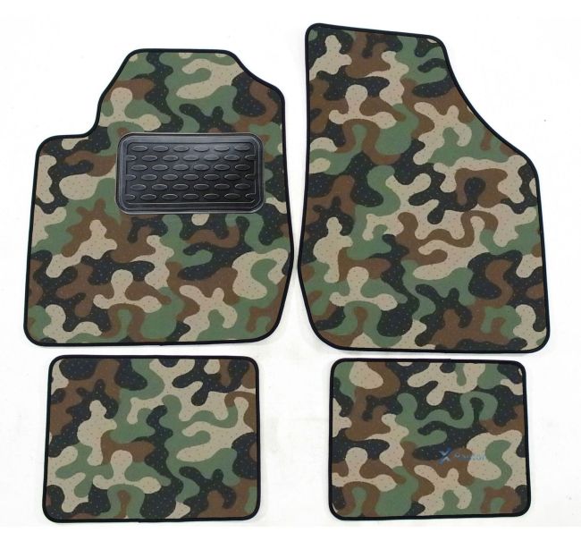 Maskačové textilné koberce pre Kia Rio 2000-2005 4ks