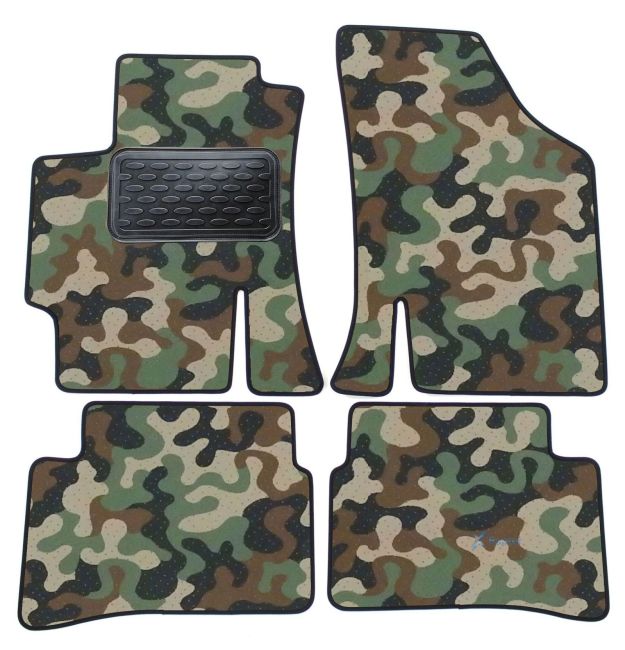 Maskačové textilné koberce pre Kia Rio II 2005-2011  4ks