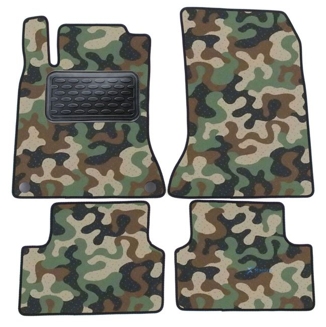 Maskačové textilné koberce pre Mercedes A W176  2013-2018 4ks