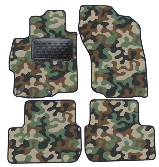 Maskačové textilné koberce pre Mitsubishi Lancer 2008-up 4ks