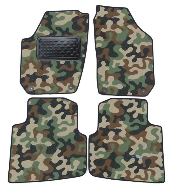 Maskačové textilné koberce pre Skoda Roomster 2006-2015 4ks