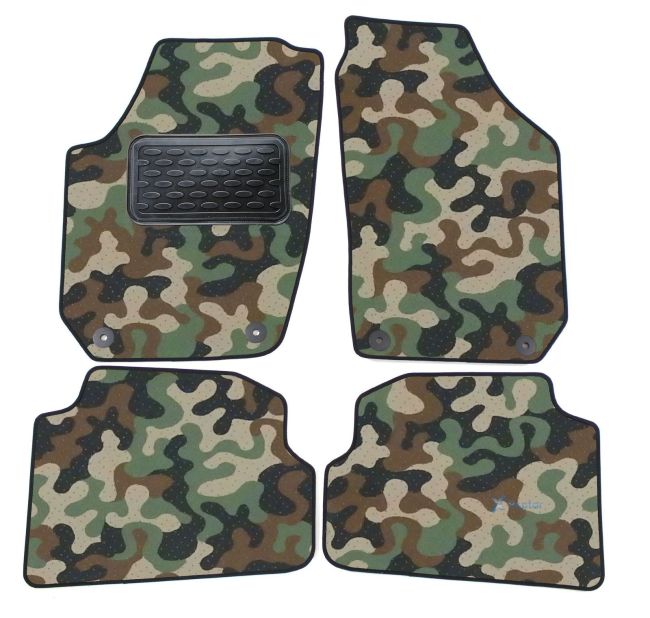 Maskačové textilné koberce pre Skoda Fabia II 2007-2014