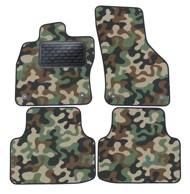 Maskačové textilné koberce pre Skoda Octavia III  2013-up  4ks