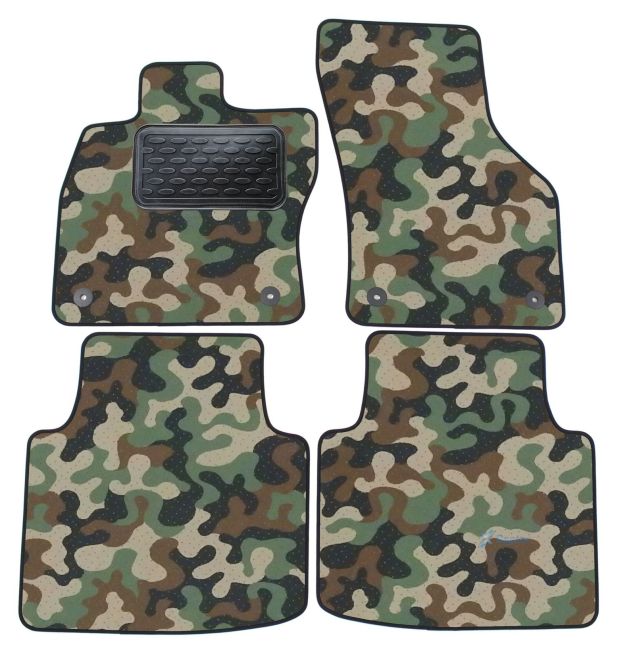 Maskačové textilné koberce pre Skoda Superb III 2015-up/ Passat B8  4ks