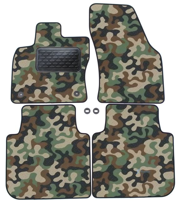 Maskačové textilné koberce pre Skoda Kodiaq 2017-up 4ks