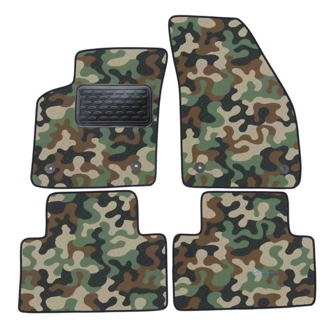 Maskačové textilné koberce pre Volvo C30 2007-up 4ks