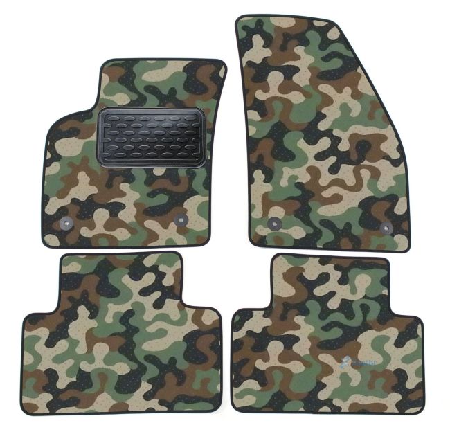 Maskačové textilné koberce pre Volvo V50 / S40   2004-2012 4ks