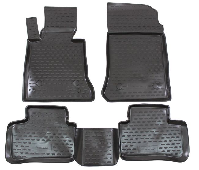 Gumené rohože  MERCEDES GLK-Class X204 2008-up  4 ks