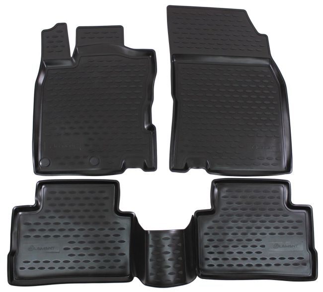 Gumené rohože  NISSAN Qashqai J11  2014-up   4 ks