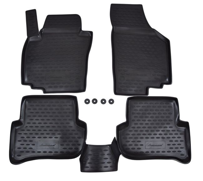 Gumené rohože  SKODA Yeti  2009-up  4 ks