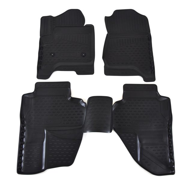 Gumené rohože  CHEVROLET SILVERADO DOUBLE CAB 2014-2018 4 ks