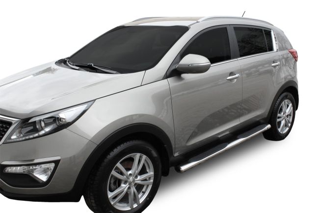Bočné nerezové rámy pre Kia Sportage 2009-2015 4