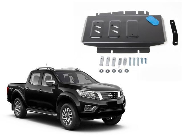 Oceľový Kryt Motora Pre NISSAN NAVARA D23 / NP300 2,5D; 2,3D (incl. EURO6) 2015-