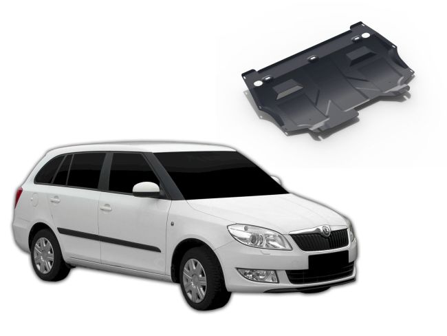 Oceľový kryt motora a prevodovky Skoda Fabia 1,2; 1,4; 1,6 2007-2015